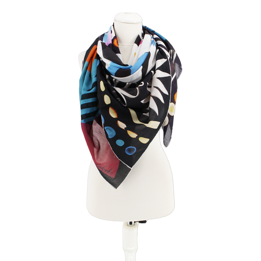 BARELOOM - 135x135 cm pamuklu pareo/şal