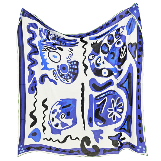 BREEZY COTTON   -   135x135 cm cotton pareo/shawl