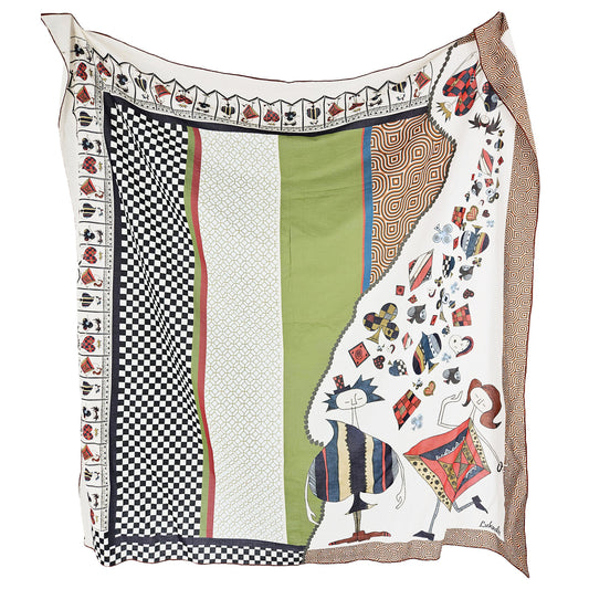 SOFT NEST   -   135x135 cm pamuklu pareo/şal