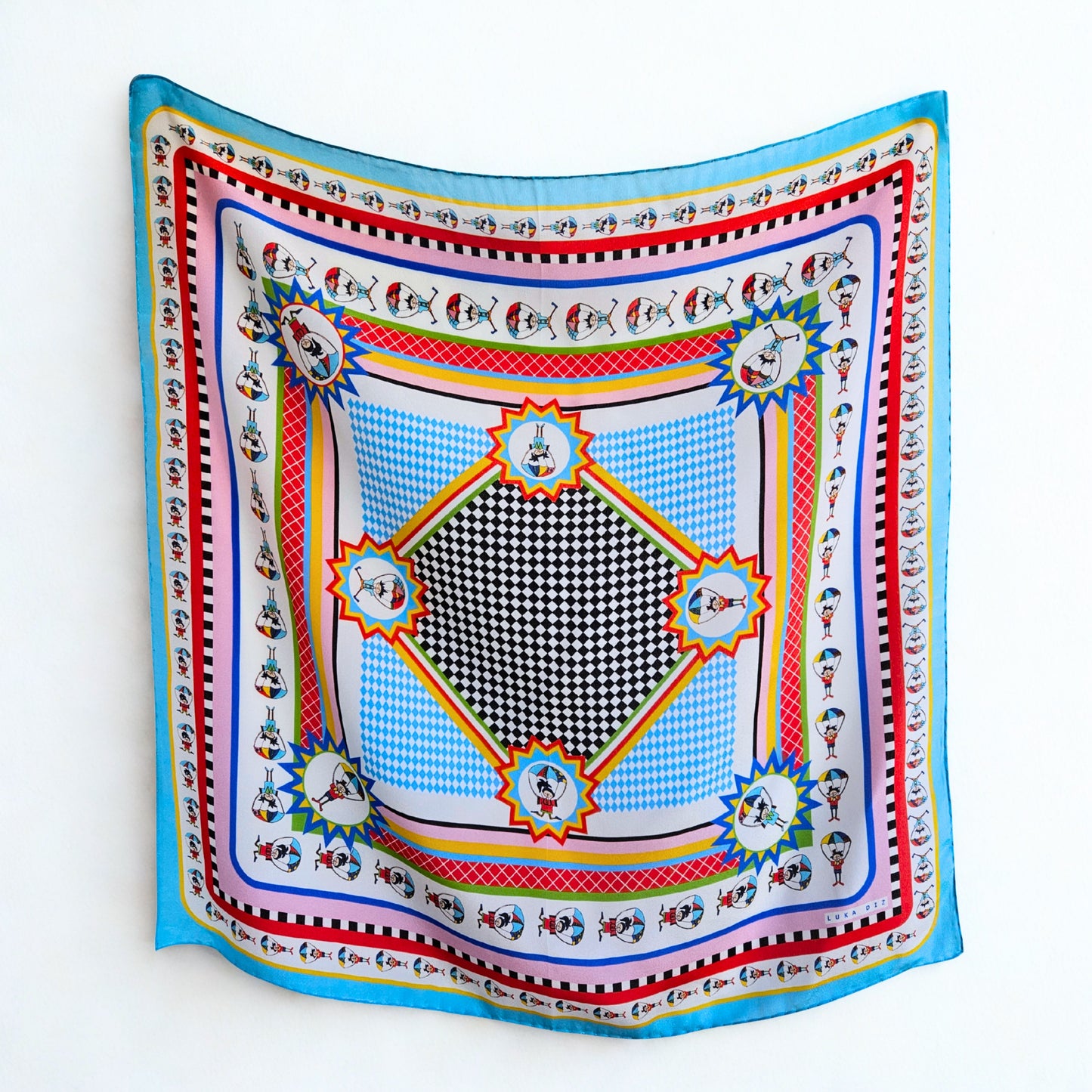 ORELIA  -   65x65 cm ipek eşarp