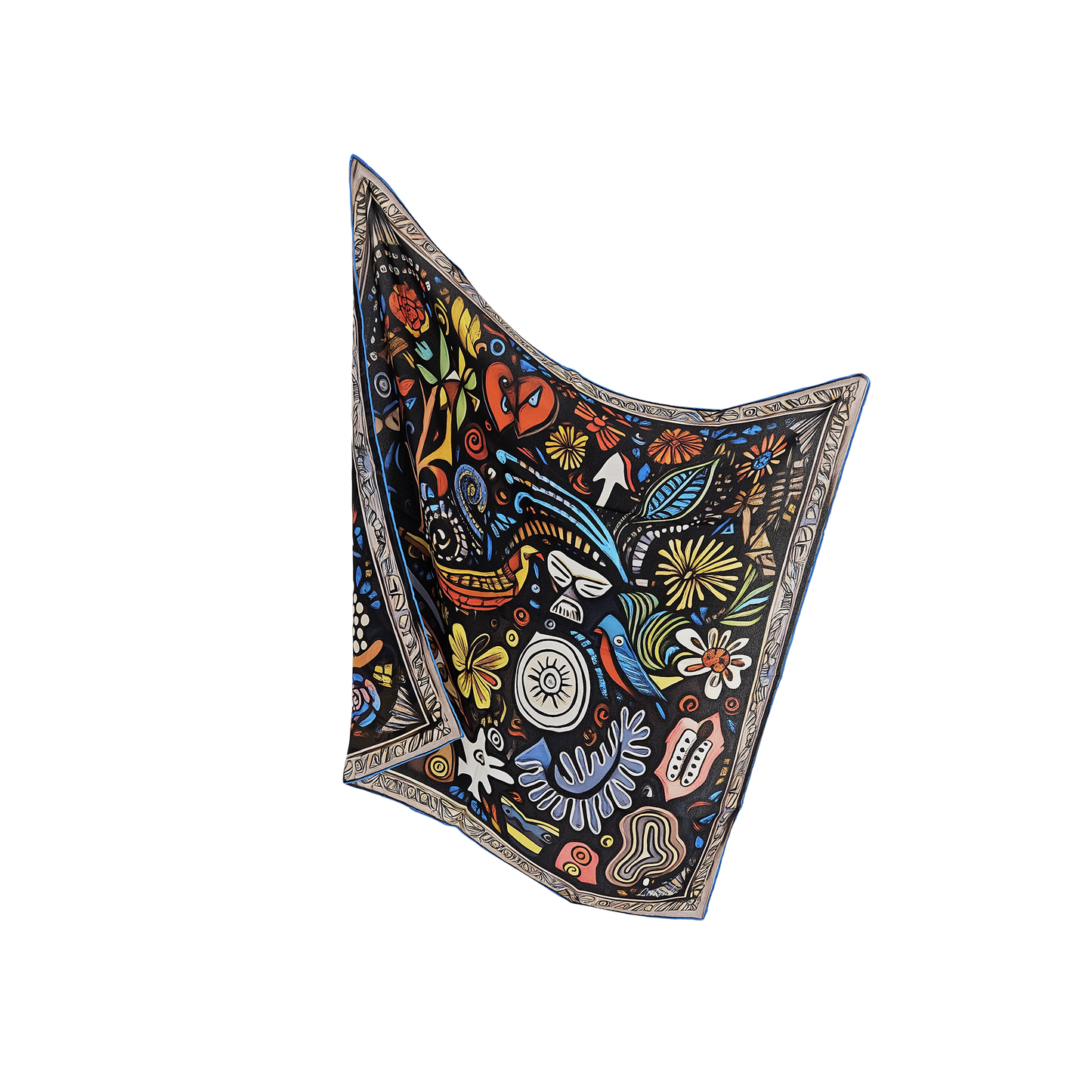 SHEEN LOOP   -   65x65 cm silk scarf
