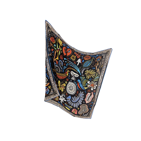 SHEEN LOOP   -   65x65 cm ipek eşarp