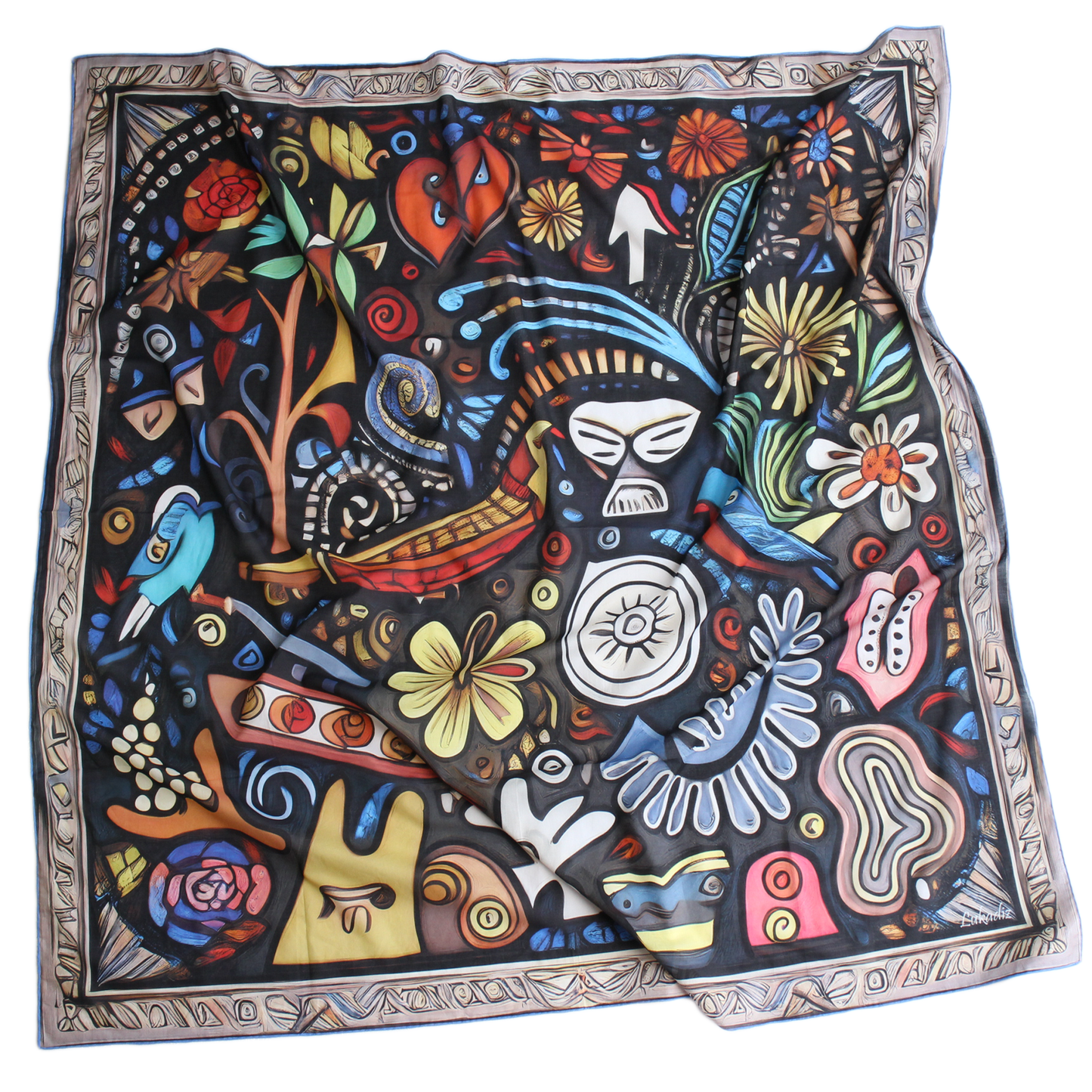 DAILYNEST   -   135x135 cm cotton pareo/shawl