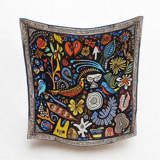 DAILYNEST  -   65x65 cm ipek eşarp