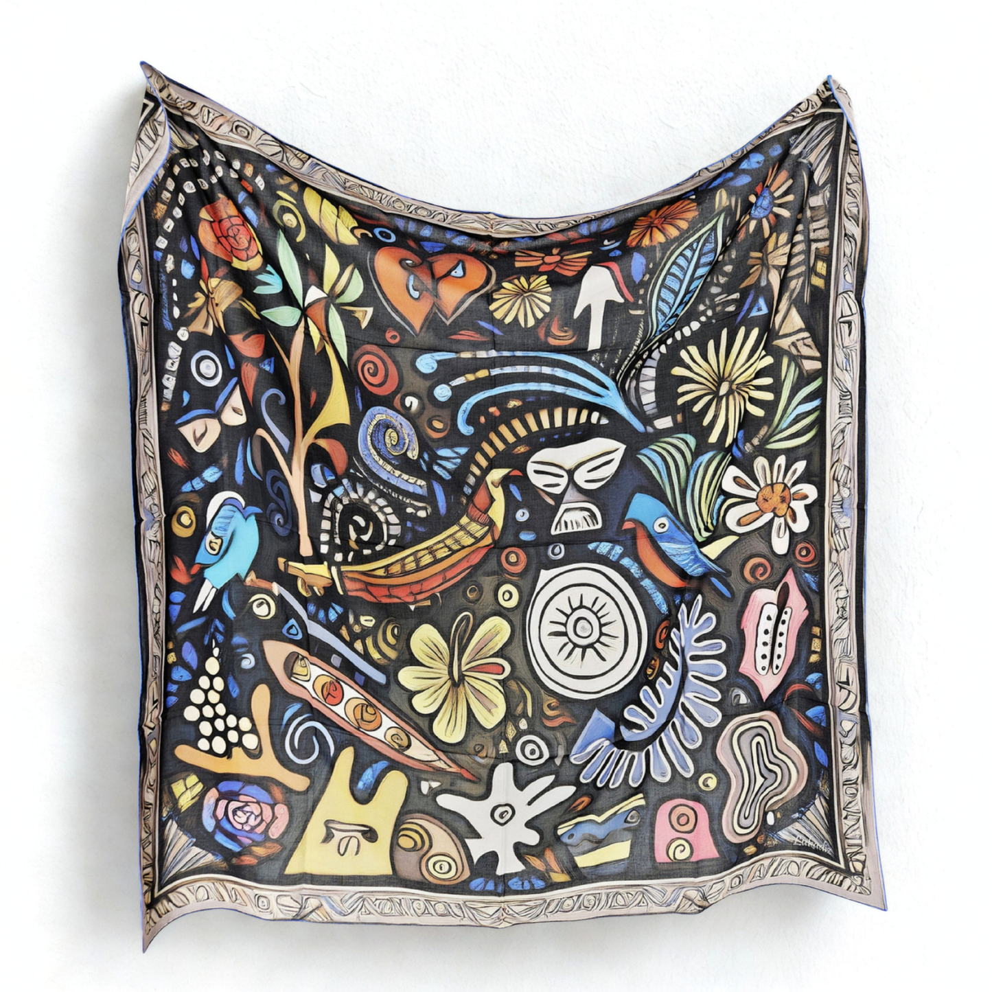 DAILYNEST   -   135x135 cm pamuklu pareo/şal